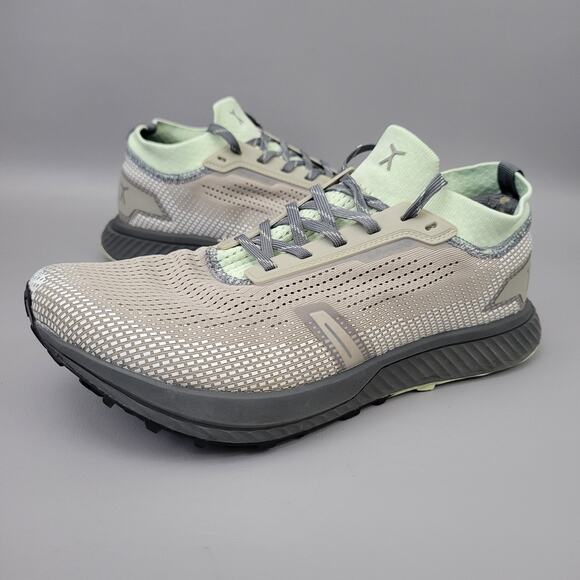 Flux Adapt Trail runner Men size 11 Gray Green Knit Running Sneakers Athletic main image 16
